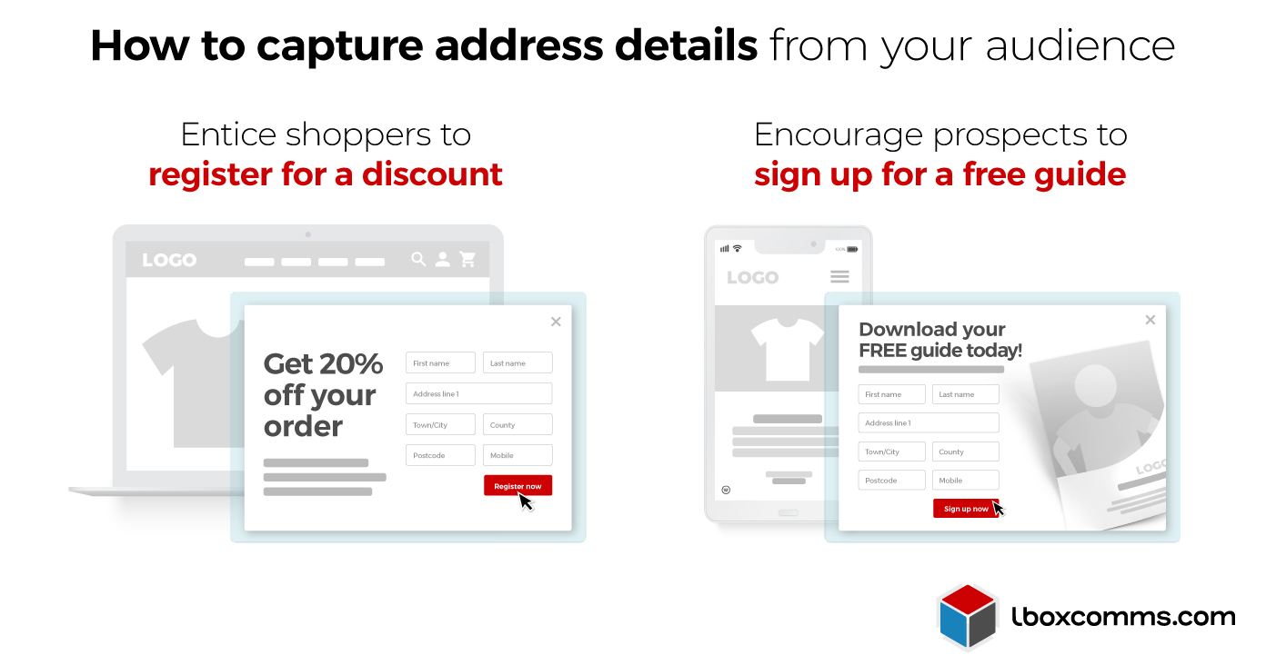 How to capture address details to build your direct mail mailing list