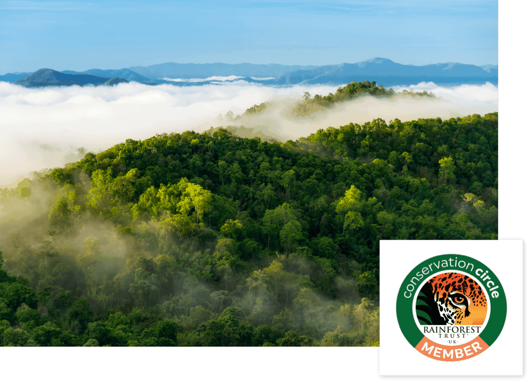 Lbox Communications are a Proud partner of the Rainforest Trust