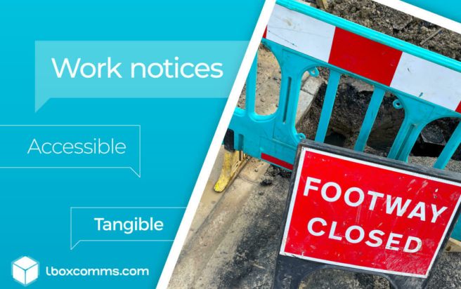 Letter Drops for Utilities & Telecom Works Notices Header